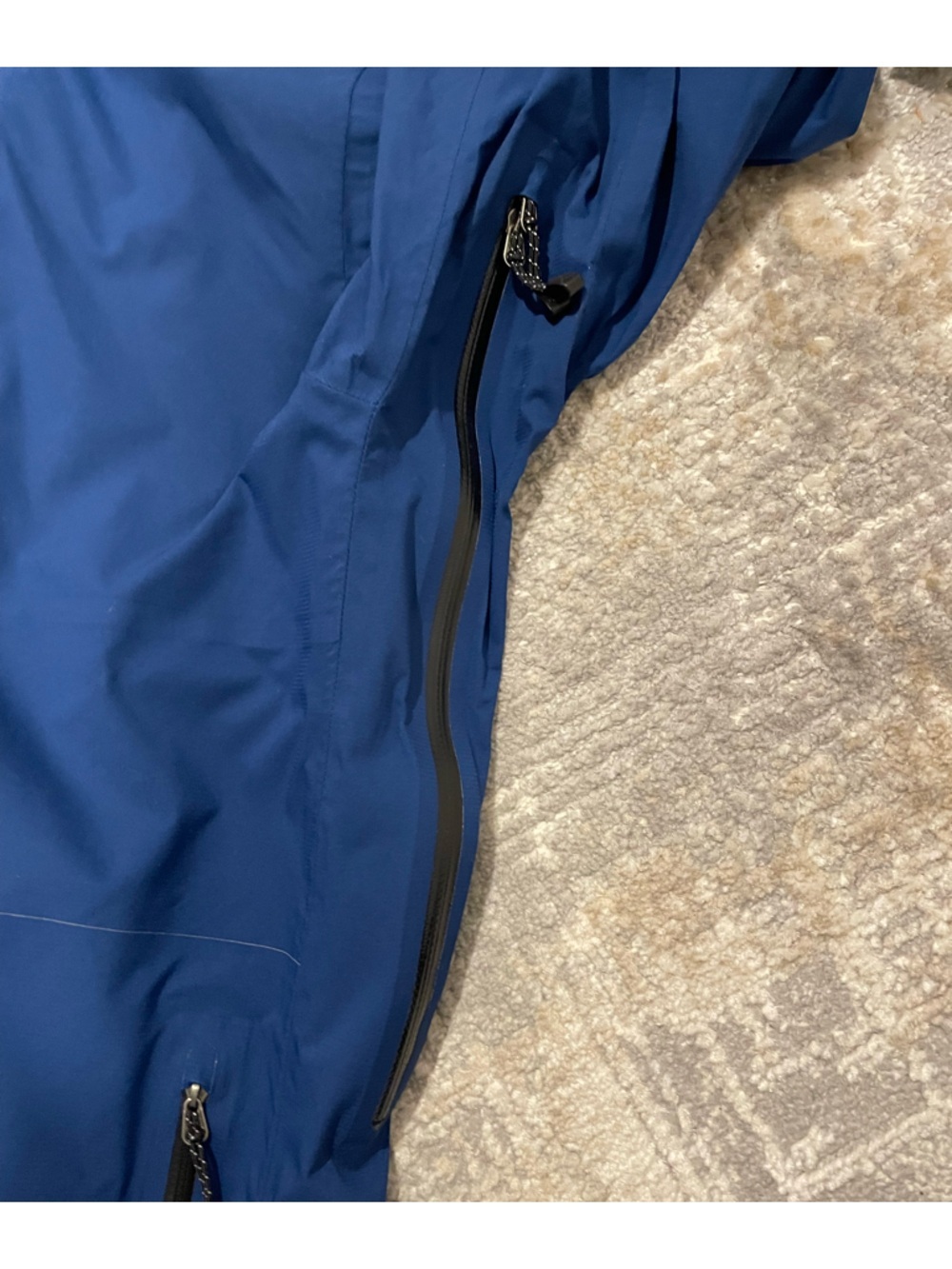 ExOfficio Rain Logic Hooded Jacket Mens XL Blue Waterproof Breathable Outdoors - Picture 5 of 13